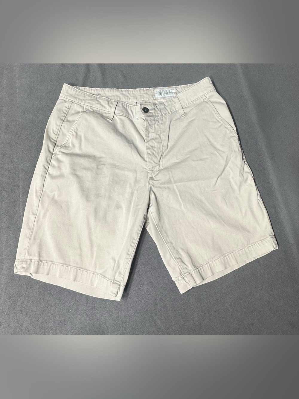 Ag Los Angeles Men's Light Khaki Flat Front Shorts